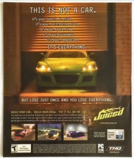 Vintage Print Ad 2005 Juiced PC Racing Video Game Original Poster Promo Art picture