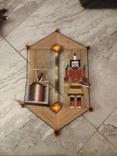 Handmade Navajo Native American Mandala Gods Eye Weaving Wall Art Boho picture