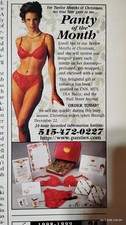 Vintage Lingerie Panty Month Ad Clipping picture