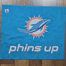 Pepsi Phins Up Miami Dolphins Promotional Flag Banner Blue Red White picture