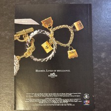 1992 • HERMES Links of Brilliance • Original • VTG 1990s Print AD •  ADV26 picture