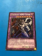 YUGIOH Ultra Rare Contrast HERO Chaos SDHS-EN041 1st Edition picture