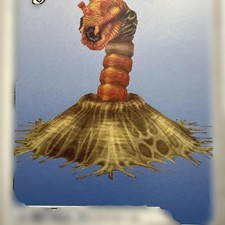 Final Fantasy VIII Triple Triad Abyss Worm Trading Card 1999 Rare Collectible picture