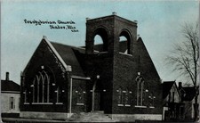 Presbyterian Church Slater MO Vintage Postcard C.U. Williams Photoette picture