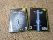 Star Wars Jedi Knight: Jedi Academy & II: Jedi Outcast; Both CIB (Xbox, 2002) picture