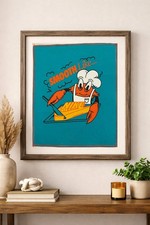 two face threads nike crab funny smalls patch add-on custom upcycled 11x13 picture