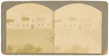 HAWAII STEREOVIEW - Honolulu - Native Barracks - OF Sampson c1898 RARE picture