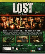 2008 Lost Via Domus Video Game Vintage Print Ad Ubisoft picture