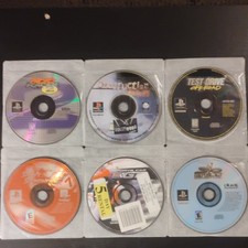 PS1 Racing/Vehicular Combat Lot of 6-Moto Racer 2, Destruction Derby, Test Drive picture