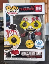 CHASE Funko Pop Movies: ART the CLOWN w/Glasses #1593 Funko Shop Exclusiveqqf picture