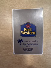 Vintage Best Western La Sammana Hotel Wilson, NC Sealed Playing Cards Full Deck picture
