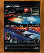 Jupiter Strike Galactic Attack Shoot'em Up Game Print Ad / Poster Promo Art 1996 picture