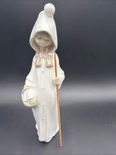 Lladro #4678 Girl with Stick Porcelain Figurine Spain w/ Original Box 8.5” picture
