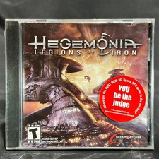 Hegemonia Legions of Iron Vintage 2002 Sealed PC Game WIN 98/2000/ME/XP Cd-Rom picture