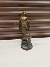 Queen Guinevere Bronze Figurine Franklin Mint By Emily Kaufman #0985/9500 picture