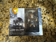 Destiny Lord Saladin Iron Banner Iron Wolf Pack Action Figure Set Bungie NEW picture