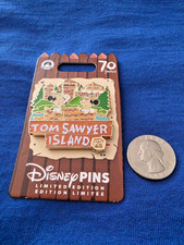 Tom Sawyer Island 70th Anniversary DISNEY PIN picture