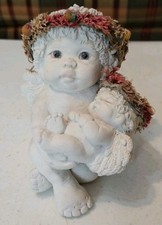 Dreamsicles Hushaby Baby DC303 Figurine Angel Vintage Collectible Signed Cast picture