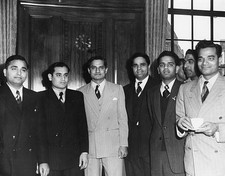 Old 1952 Cricket Photo Members Of The Indian Test Cricket Team picture