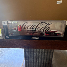 Coca-Cola Diecast Truck & Car Set w/ Display Case Chase 1 of 750. picture