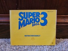 Super Mario Bros. 3 (Nintendo NES, 1988) Instruction Manual ONLY - NO GAME picture
