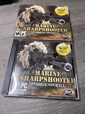Marine Sharpshooter 1 And 2 PC CD-ROM Software Game Windows picture