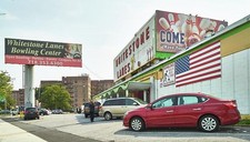 Photo:Flushing Queens NY 2010s Whitestone Lanes Bowling Center Entrance picture