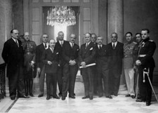 The representatives of the small entente and the Balkanblock are h- Old Photo picture