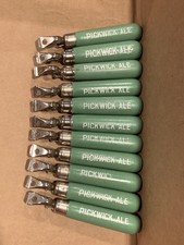 LOT 11 NOS 1930'S PICKWICK HAFFENREFFER ALE WOODEN BEER BOTTLE OPENER BOSTON MA picture