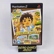 Go Diego Go Safari Rescue (PlayStation 2 PS2) Case & Disc picture