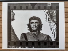 Alberto Korda Che Guevara Signed Photo Full Negative Kodak 12x16 Cuba picture