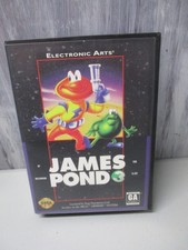 James Pond 3 Case (SEGA Genesis) Authentic BOX ONLY-CLEAN/NICE Shape w/Tab picture