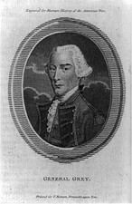 General Sir Charles Grey 1780 American Revolution Military Portrait Print picture
