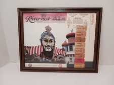 VINTAGE RIVERVIEW AMUSEMENT PARK CHICAGO FRAMED  11