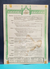 RARE The Lawyers’ Club 115 Broadway New York City Menu 1958 Restaurant Menu  picture