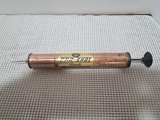 Vintage Pro-Shot Air Pump, Copper Color. Working picture