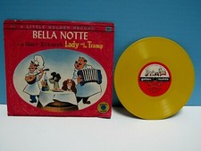 VTG. DISNEY'S BELLA NOTTE LADY &THE TRAMP ~ THE SIAMESE CAT SONG ~ GOLDEN RECORD picture