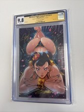 2024 STREET FIGHTER SWIMSUIT SPECIAL #1 * CGC 9.8 SIGNED by REIQ * Chun-Li RARE picture