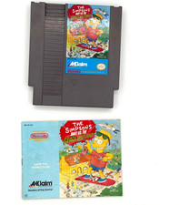 The Simpsons Bart vs the Space Mutants Nintendo 1985 Vintage w/ Manual, Works picture