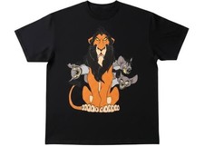 🐾 Disney Bobby Kim Scar NEW Lion King Black T-Shirt Large  SOLD OUT 🐾 IN HAND picture