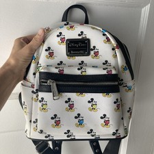 Disney Parks Loungefly Mickey Mouse All Over  Mini Backpack. Excellent picture