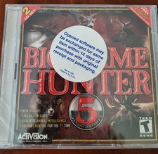 Cabela's Big Game Hunter 5 (PC 2001) Brand New Sealed Jewel Case 2 CD Set picture