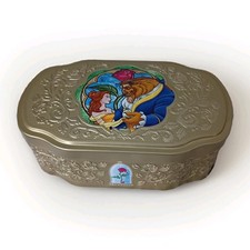 Beauty and the Beast Empty Cookie Tin Box Case Tokyo Disney Resort Land Limited picture