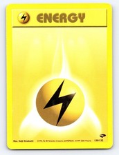 Lightning Energy 130/132 Gym Challenge Pokemon Unlimited Moderately Played picture