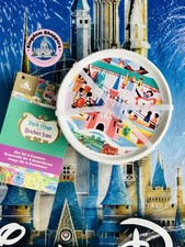 2026 Disney Parks Vintage Park Maps & Brochure Icons 4 Coaster Set New picture