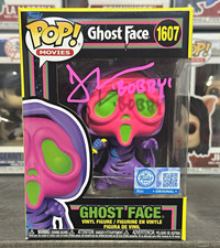 Funko Pop Movies Ghost Face #1607 Vinyl Autographed Jon Abrahams OC121955 picture