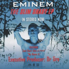 Eminem ~ Signed Autographed The Slim Shady LP Album Promo ~ PSA DNA picture