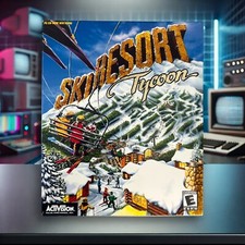 RARE Ski Resort Tycoon Activision (Windows PC, 2000) Big Box SEALED NEW IN BOX picture
