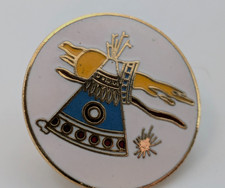 Tiyospaye Club Lapel Pin Sun Campfire picture