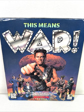 This Means War 1995 Microprose Computer Game VG+/NM CD-ROM Sealed Classic Game picture